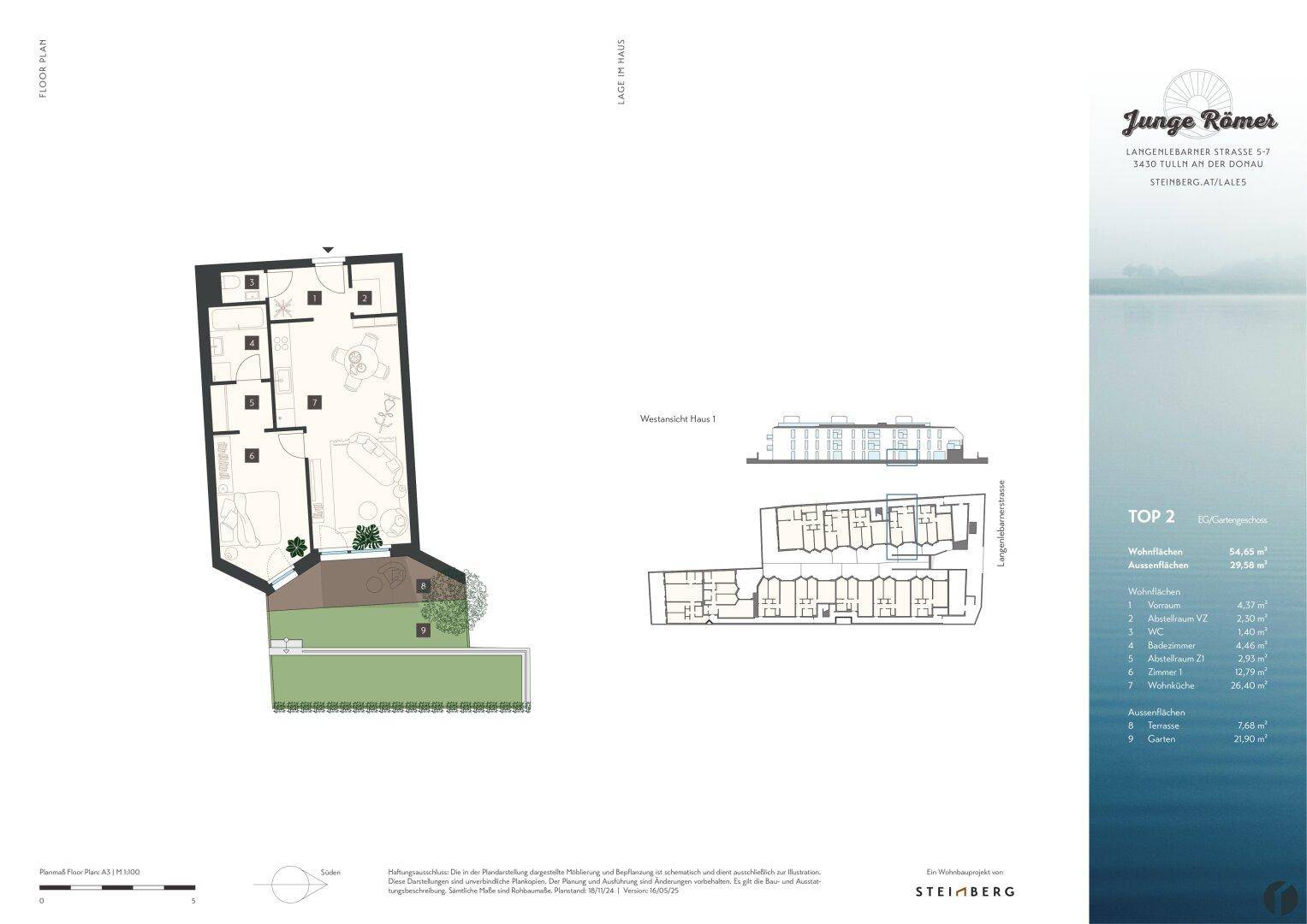Wohnungsplan Top 2