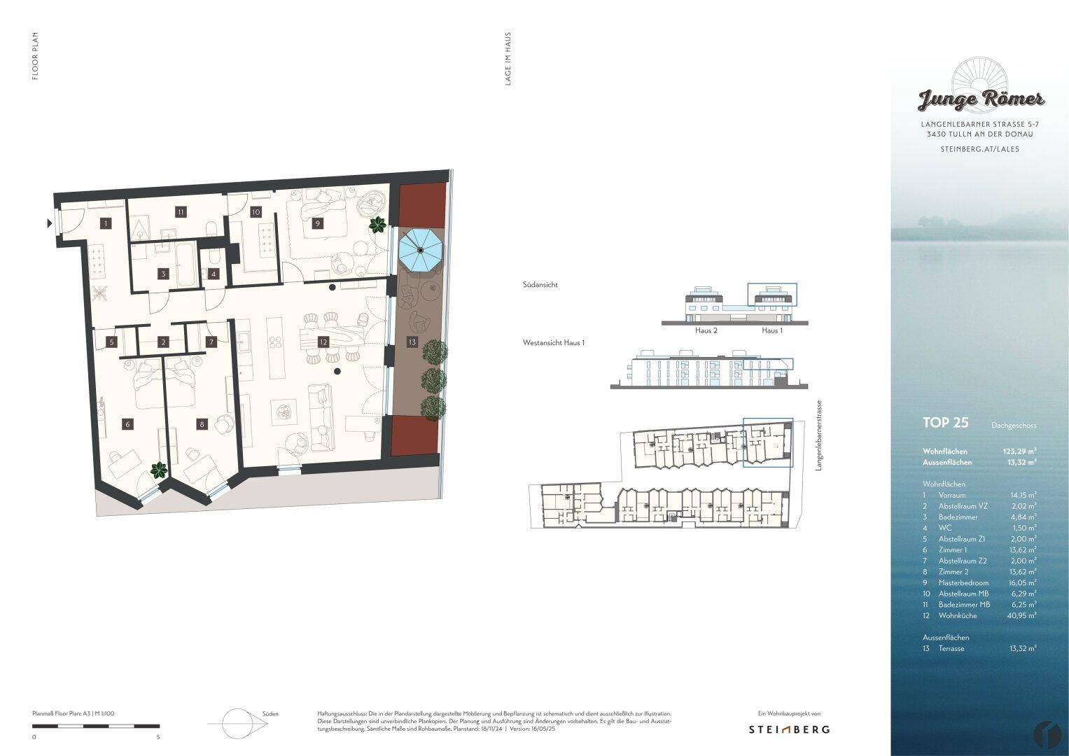 Wohnungsplan Top 25