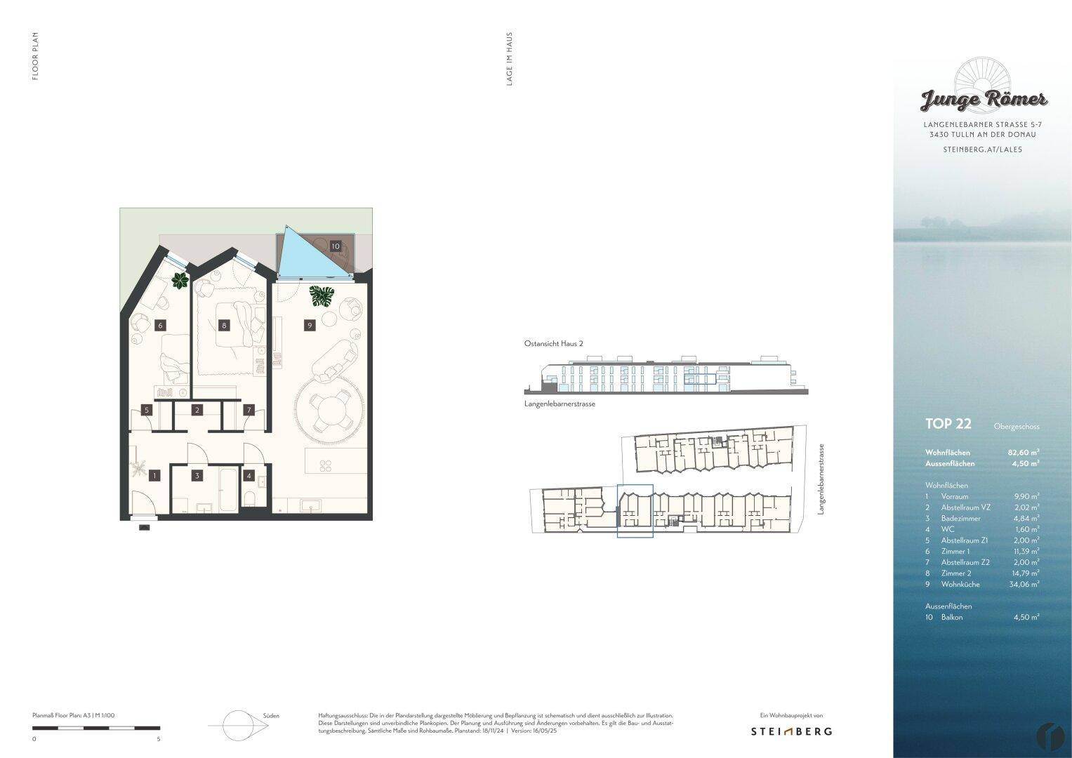 Wohnungsplan Top 22