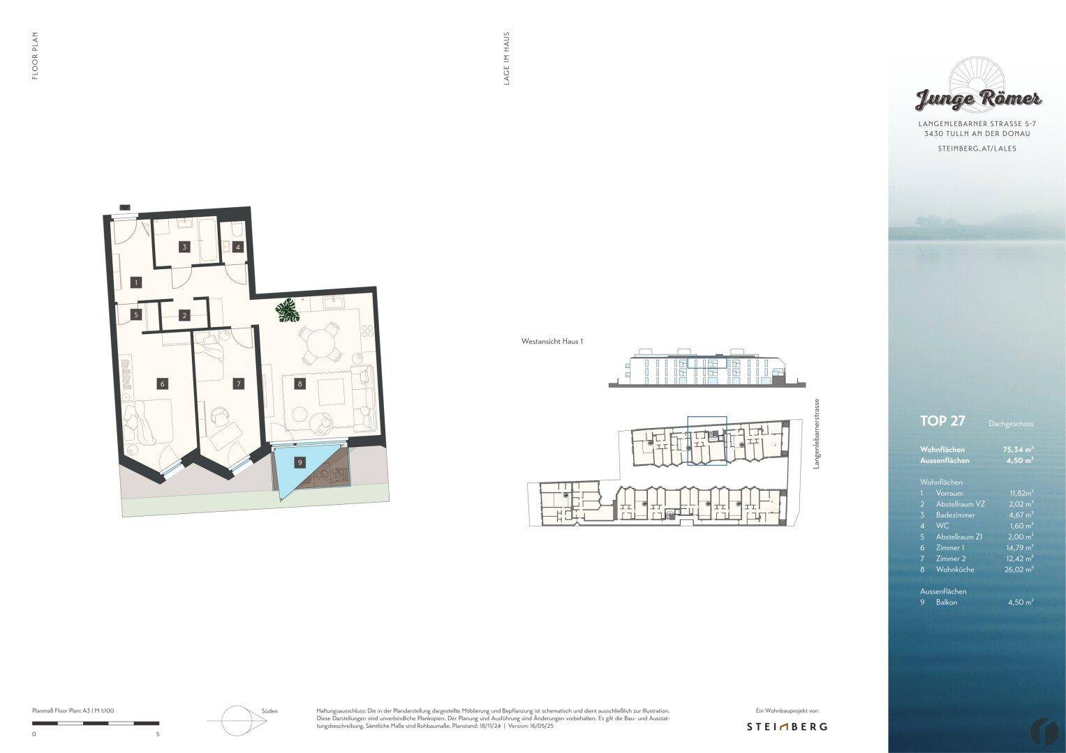 Wohnungsplan Top 27