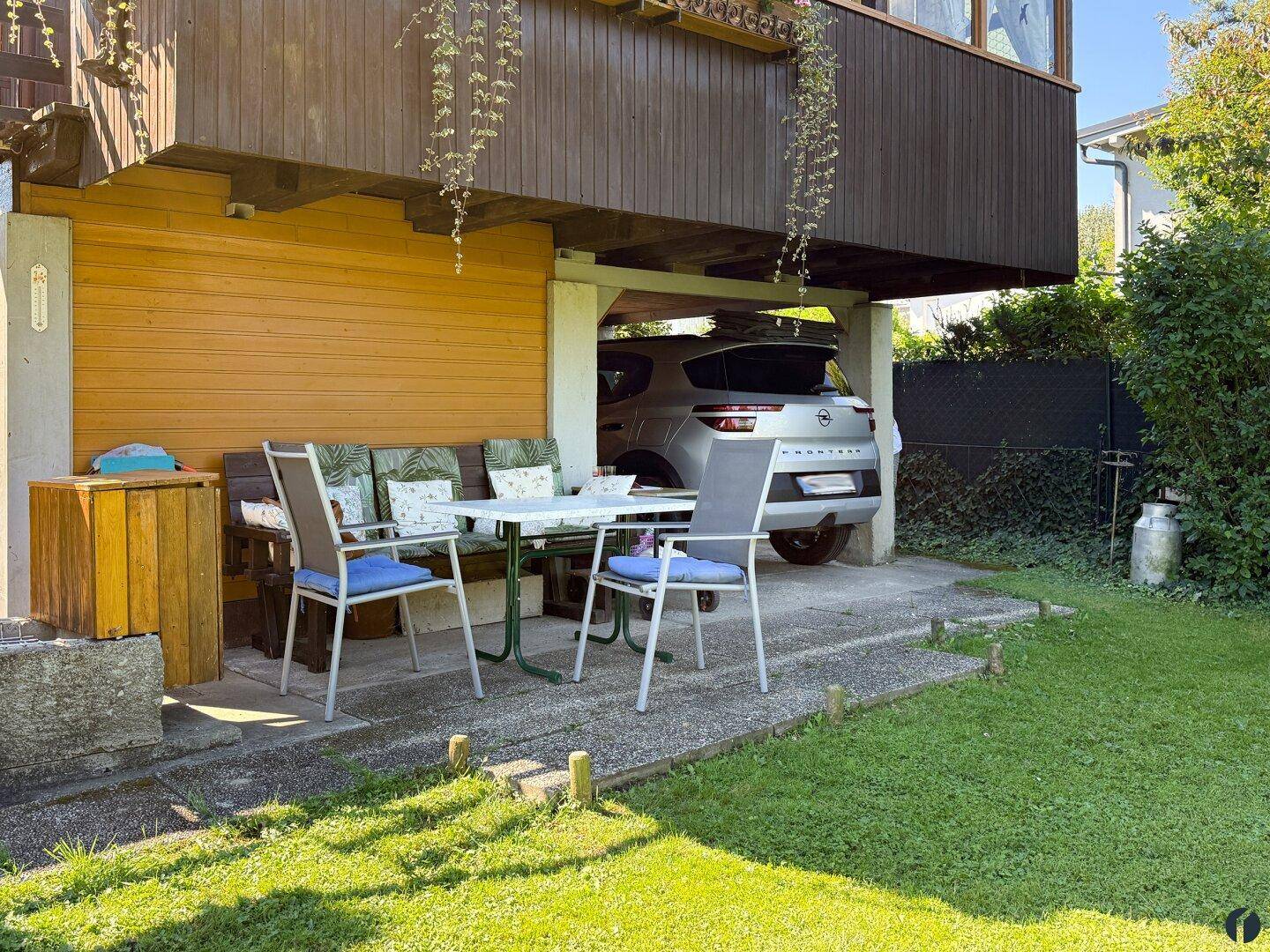 Terrasse im Garten