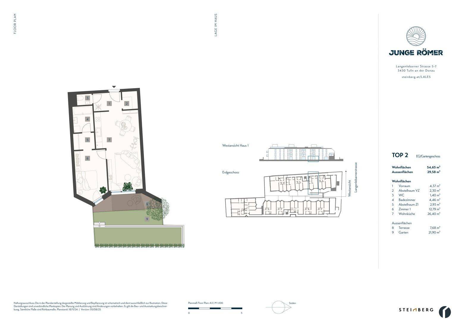 Wohnungsplan Top 2