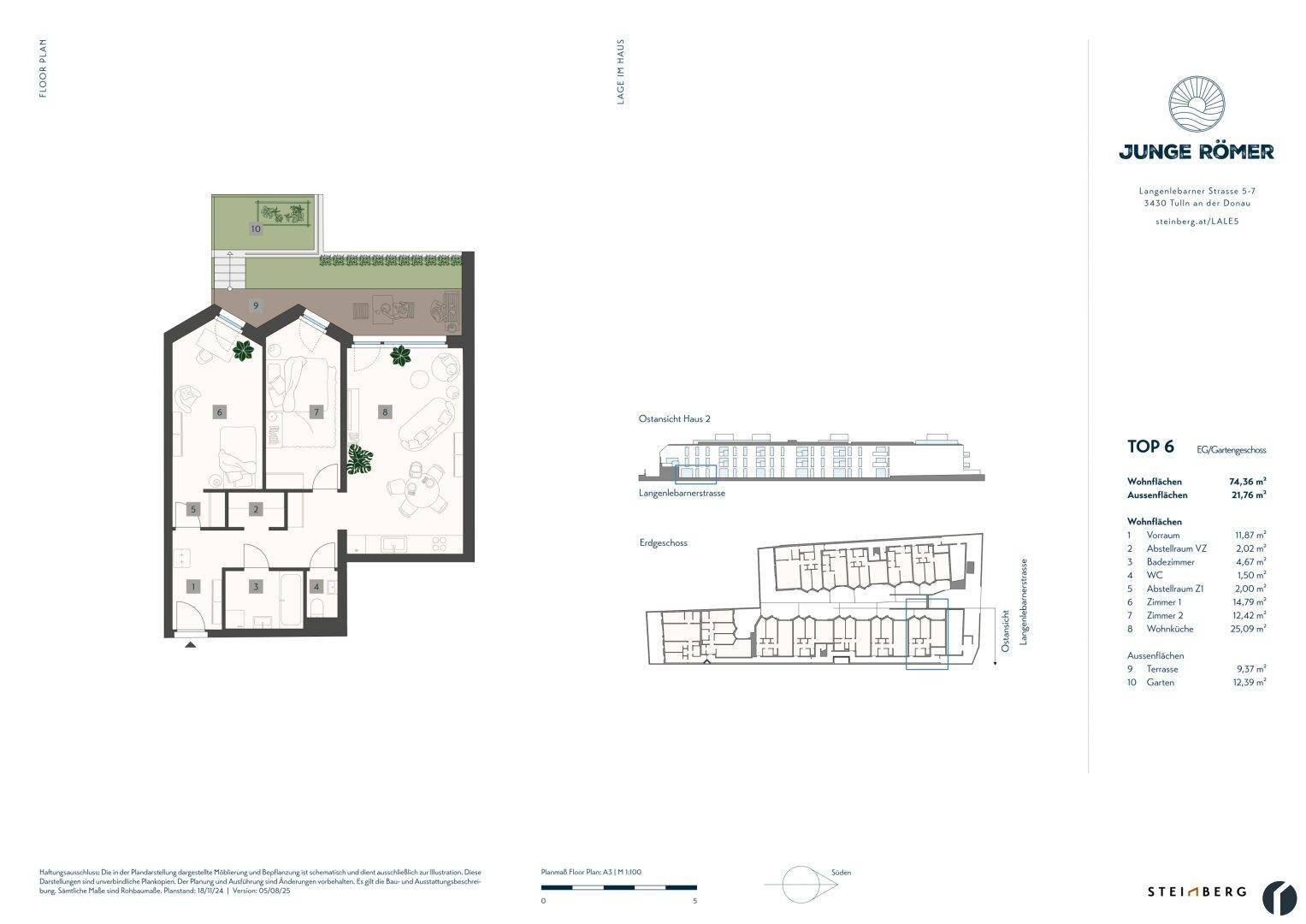 Wohnungsplan Top 6