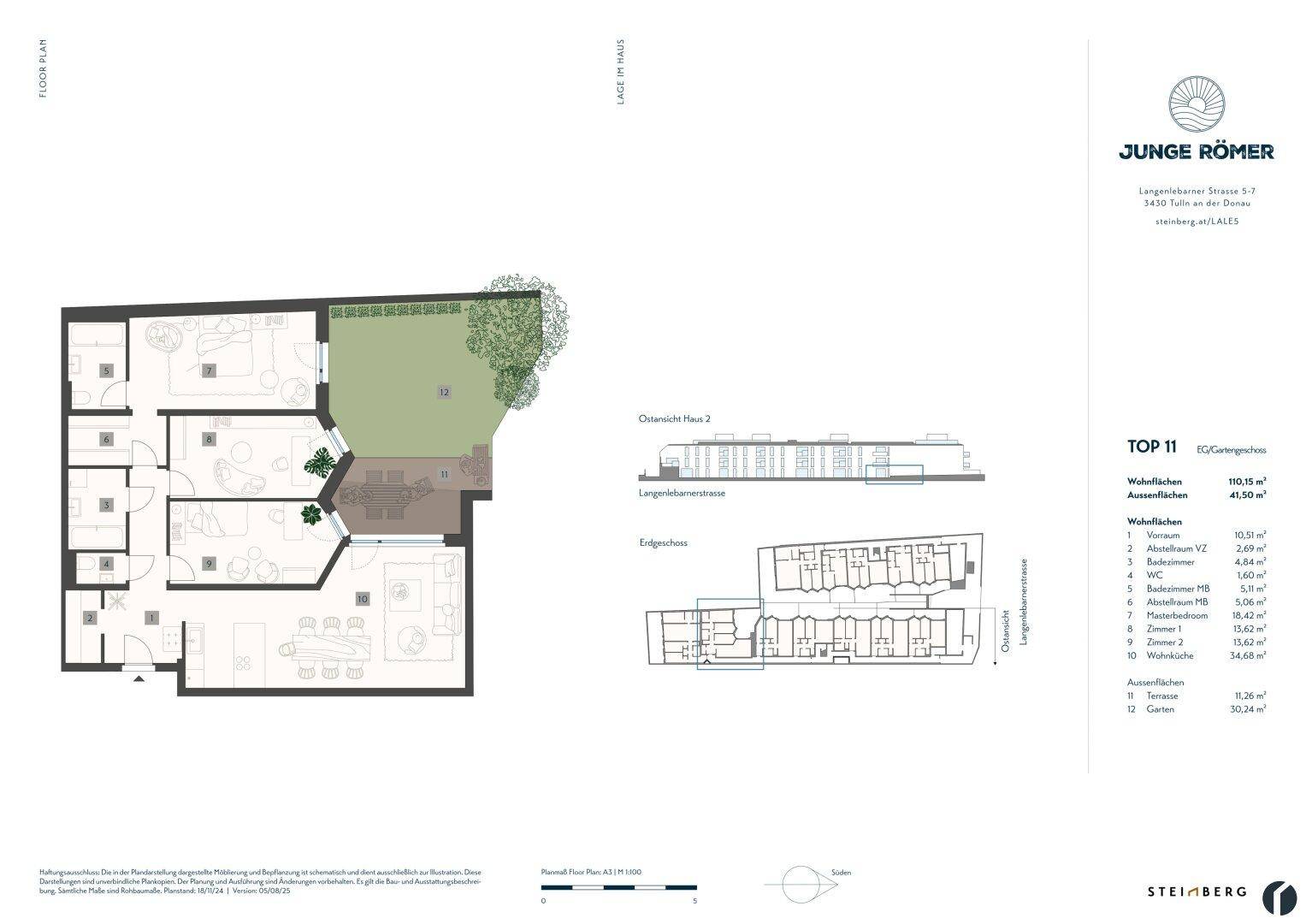 Wohnungsplan Top 11