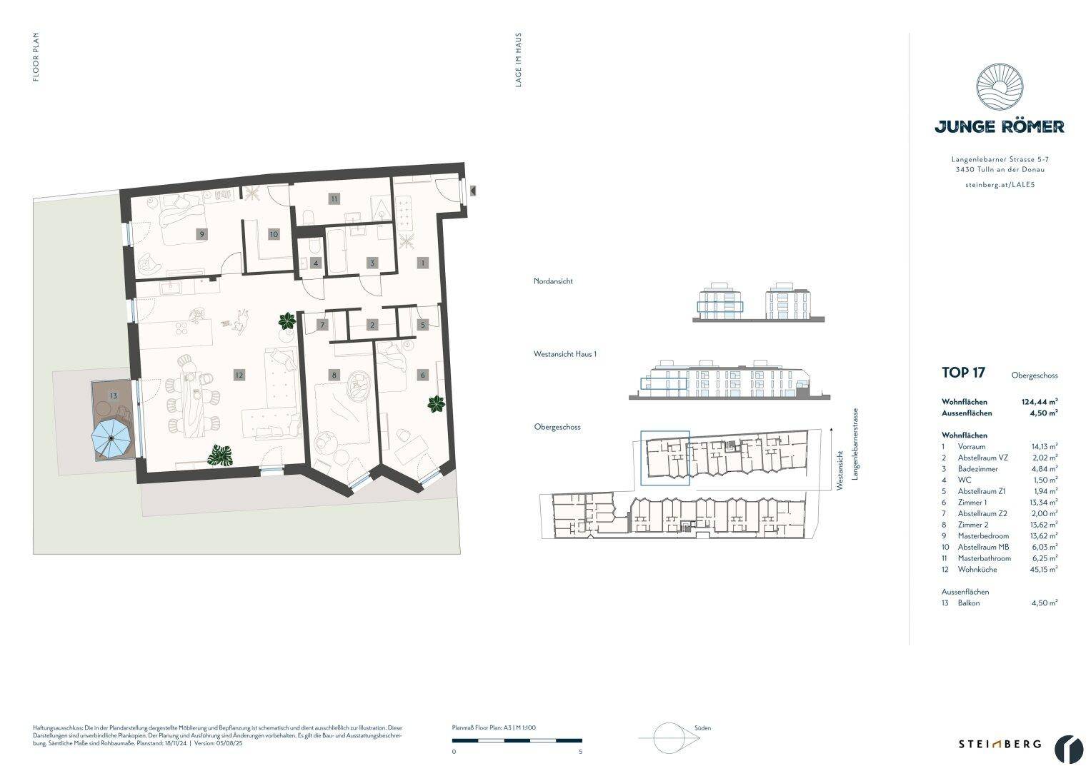 Wohnungsplan Top 17