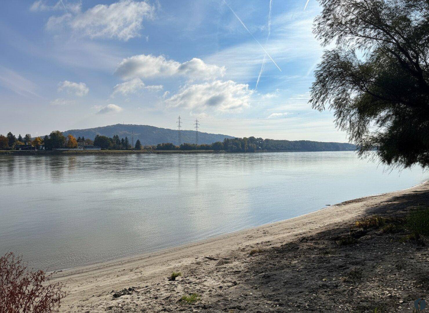 Ausblick direkt an der Donau