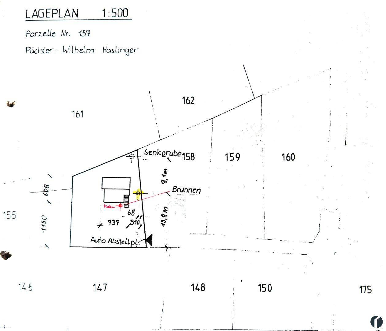 Lageplan Haus