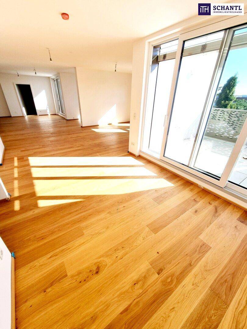 Raum. Ruhe. Rooftop. Selten am Markt - 5-Zimmer-Penthouse mit großzügiger Dachterrasse in Ruhelage! Erdwärme + Garagenplätze + Energieeffizient Wohnen! - Més