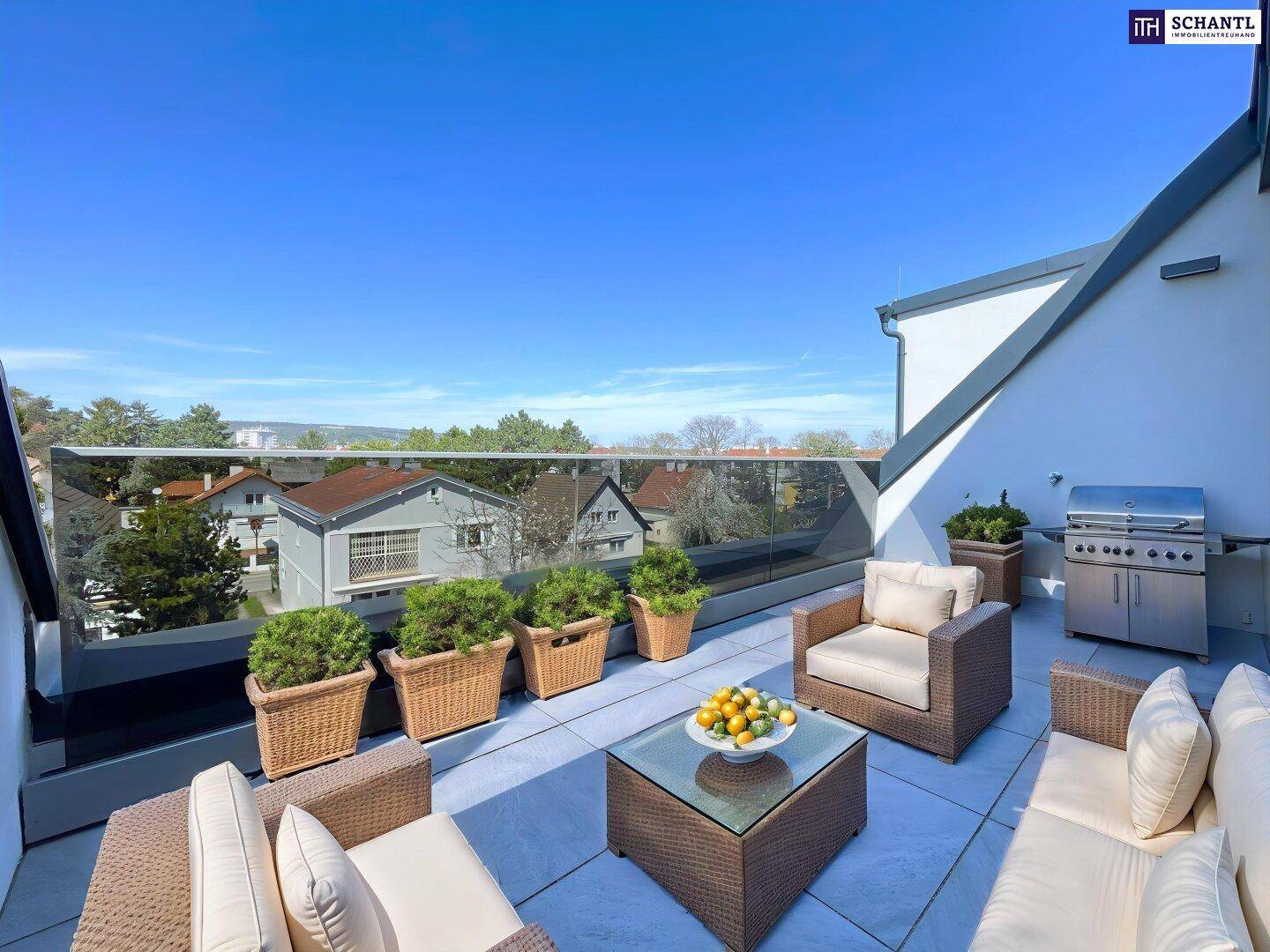 Penthouse-Exklusivität: 4-Zimmer-Refugium I allein auf einer Ebene I direkter Liftzugang I traumhaftes Panorama I Privatsphäre pur! - Ansicht 6