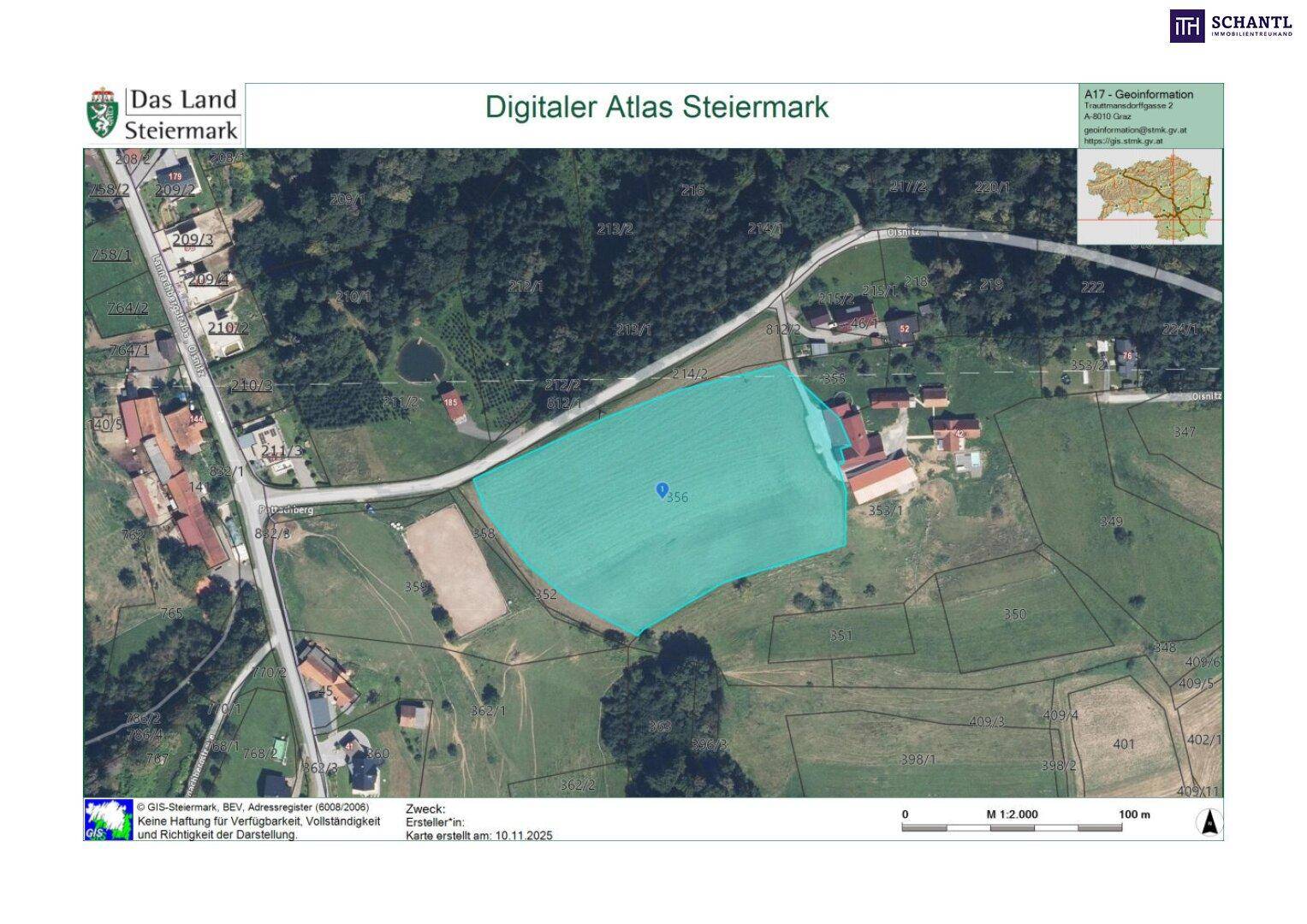 Ihr Premium-Bauplatz in idyllischer Lage – Grundstücke ab 850 m² - Nähe Lannach &amp; St. Josef Oisnitz - Ansicht 6