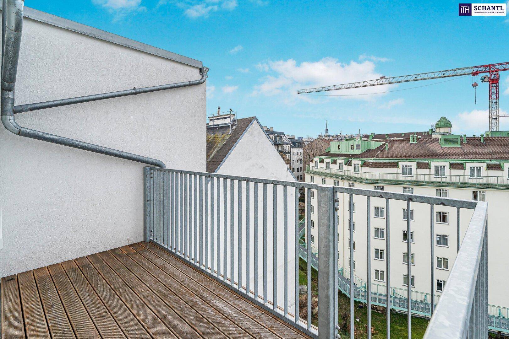 U4 Pilgramgasse ums Eck! Lichtdurchflutete Dachgeschosswohnung mit hofseitiger Terrasse + ausgezeichnete Infrastruktur! – pohled 4