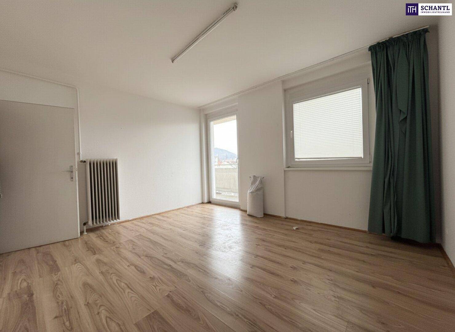 Großzügige 4-Zimmer Wohnung mit 2 Balkonen + Parkplatz und viel Potenzial – 98 m² in Graz - sanierungsbedürftig! - Ansicht 6