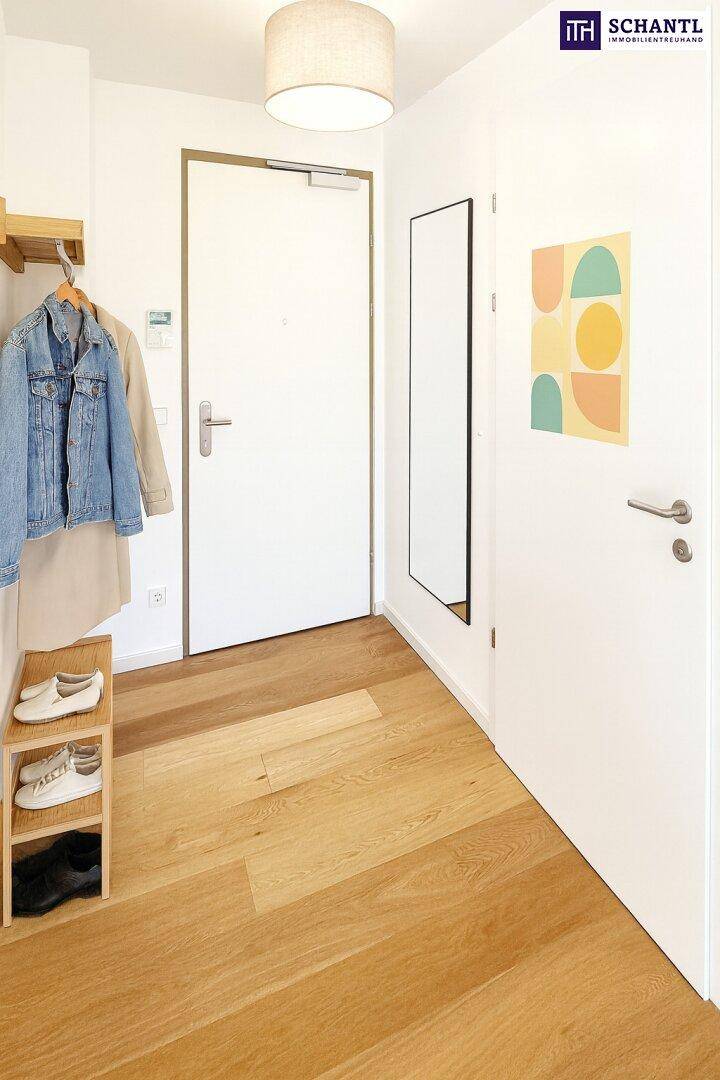 FIRE SALE!! Ein Platz, der mehr kann als wohnen. Wohnen mit WOW-Effekt! Riesiger Balkon und Terrasse + Privater Dachgarten + Grün wohin das Auge reicht + Luftwärmepumpe! - Więcej