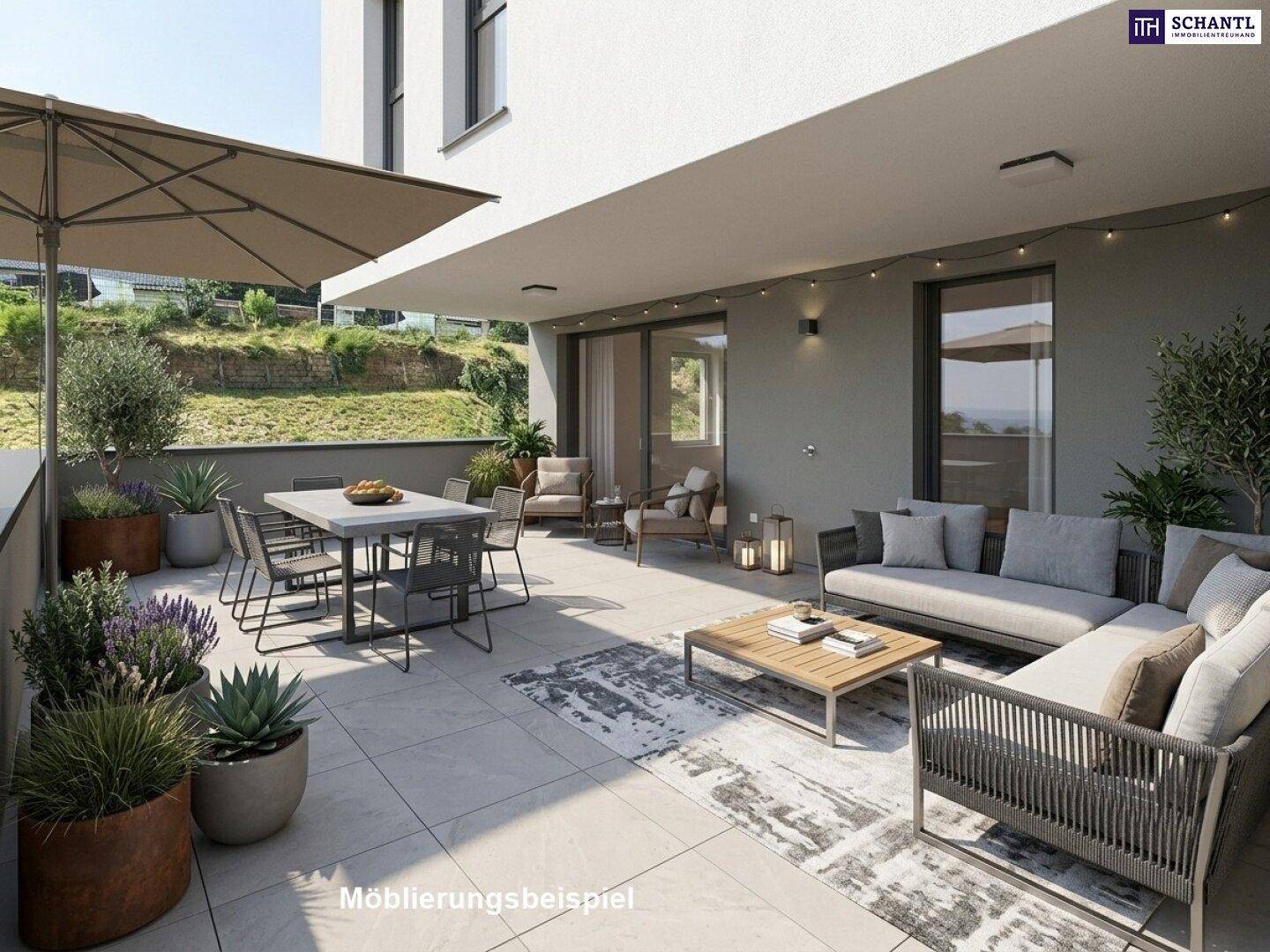 Terrasse KI-Möblierungsbeispiel 1