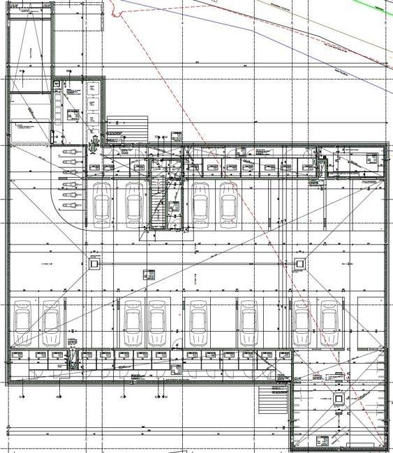 Grundriss Tiefgarage