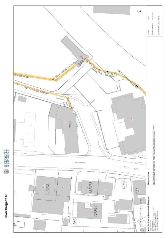 Lageplan Kanal