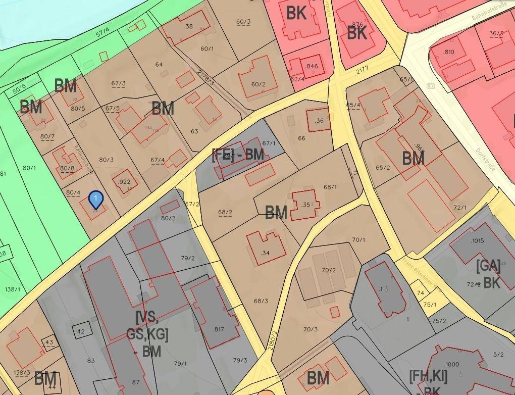 Lageplan / Widmungsplan