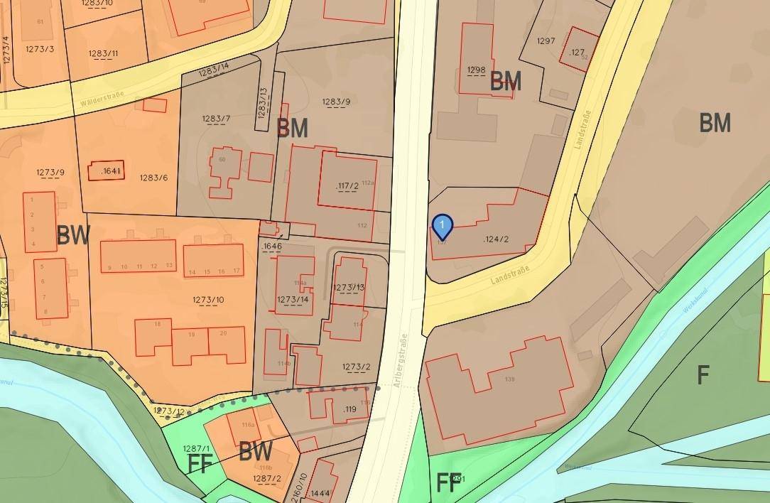 Lageplan / Flächenwidmung