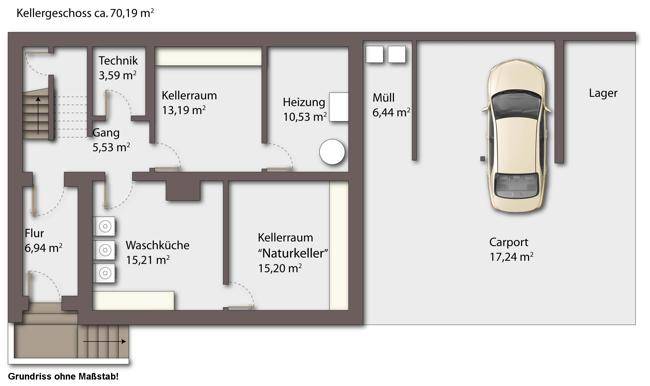 Grundriss Kellergeschoss