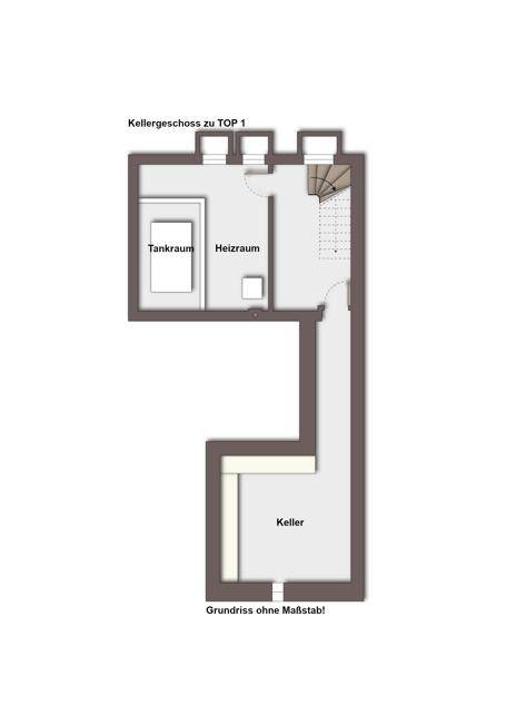 Grundriss KG ohne Maßstab