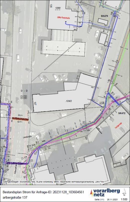 Lageplan Strom