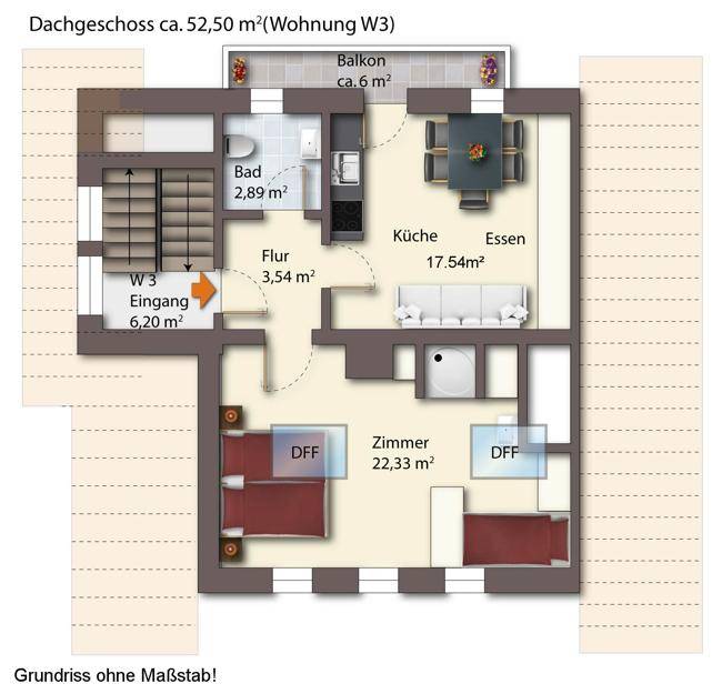 Grundriss Dachgeschoss