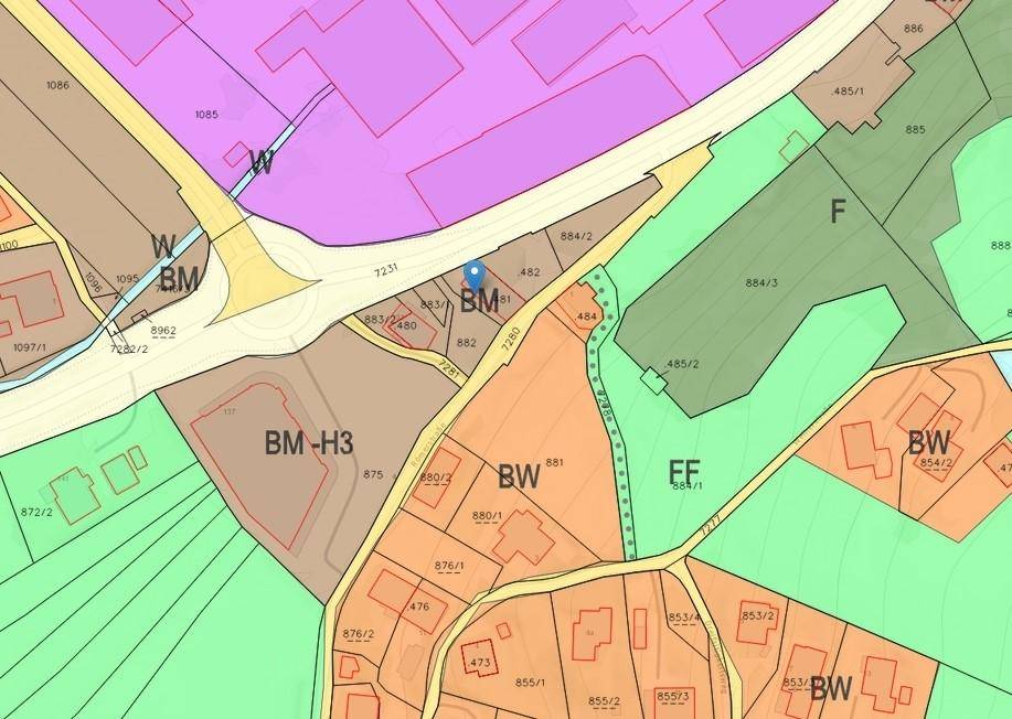 Lageplan / Flächenwidmung / Lageplan