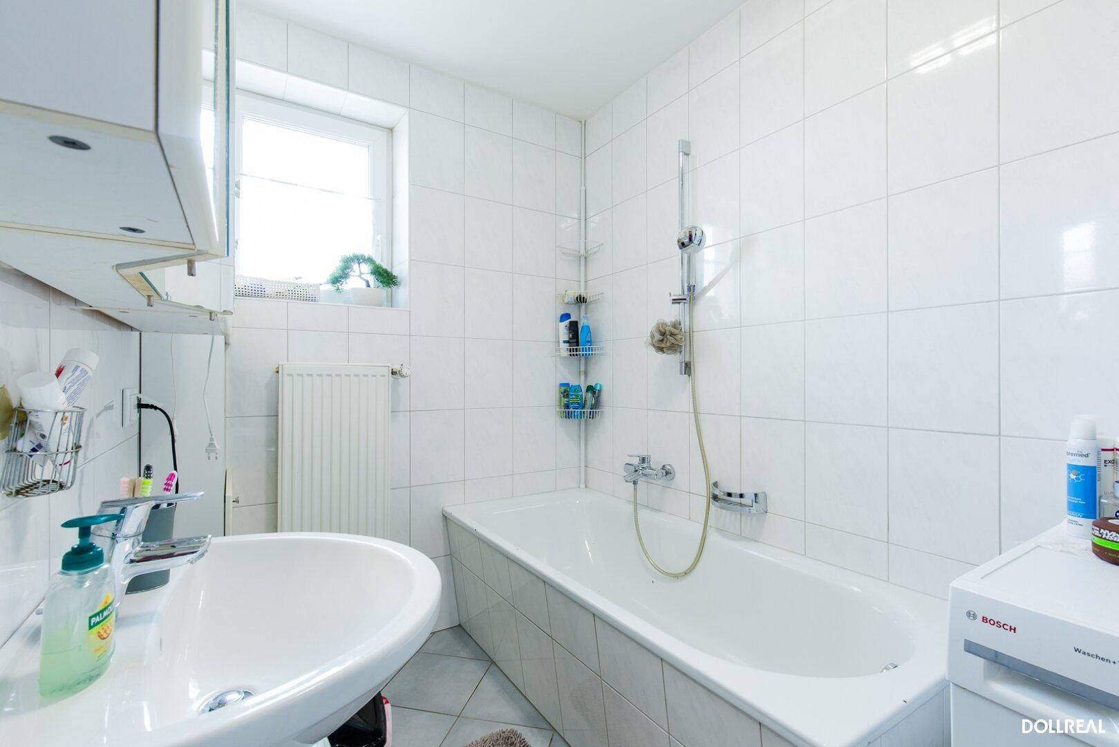 ... mit Platz für eine Waschmaschine