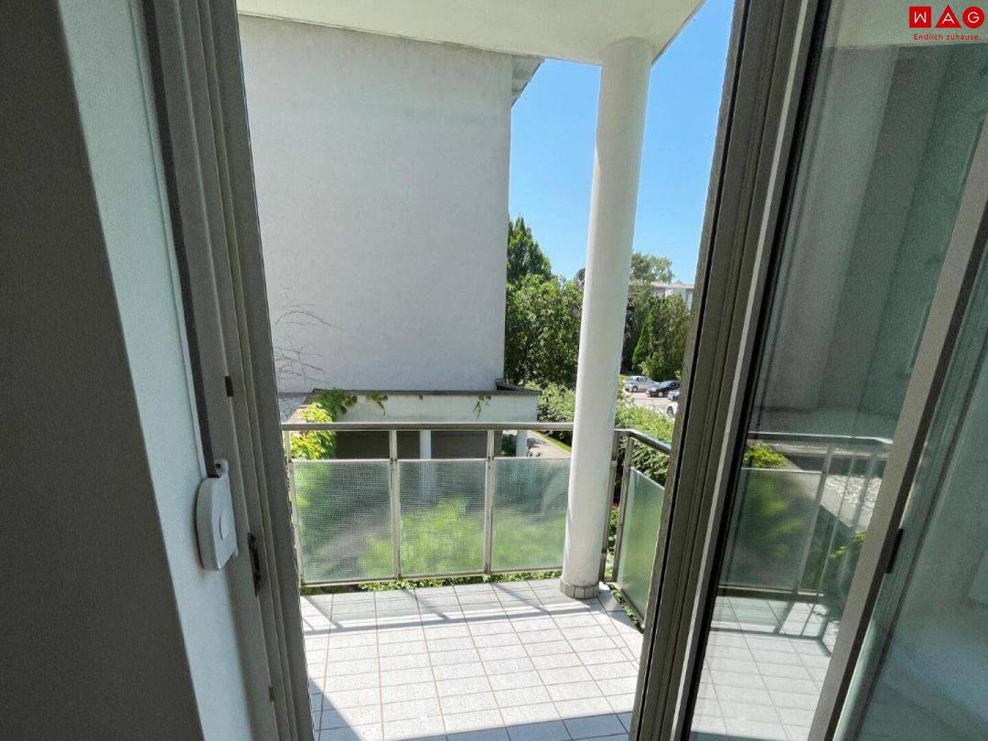 Blick auf den Balkon