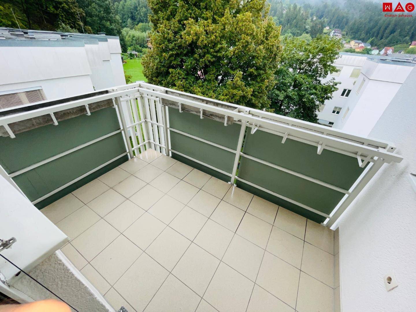 Aussicht vom Balkon