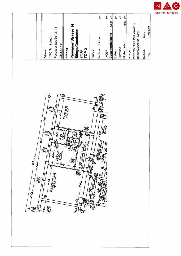 Wohnungsplan