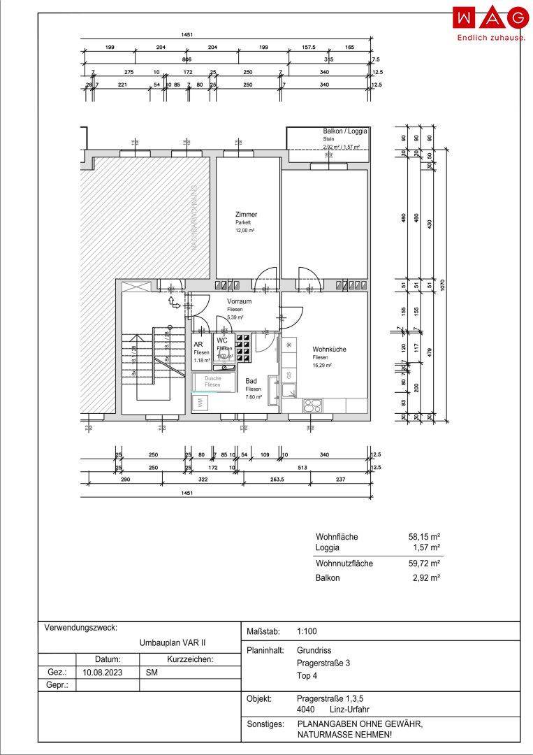 Wohnungsplan