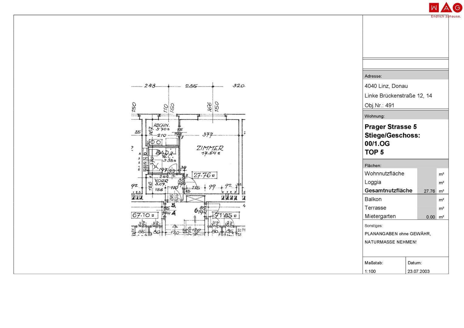 Wohnungsplan