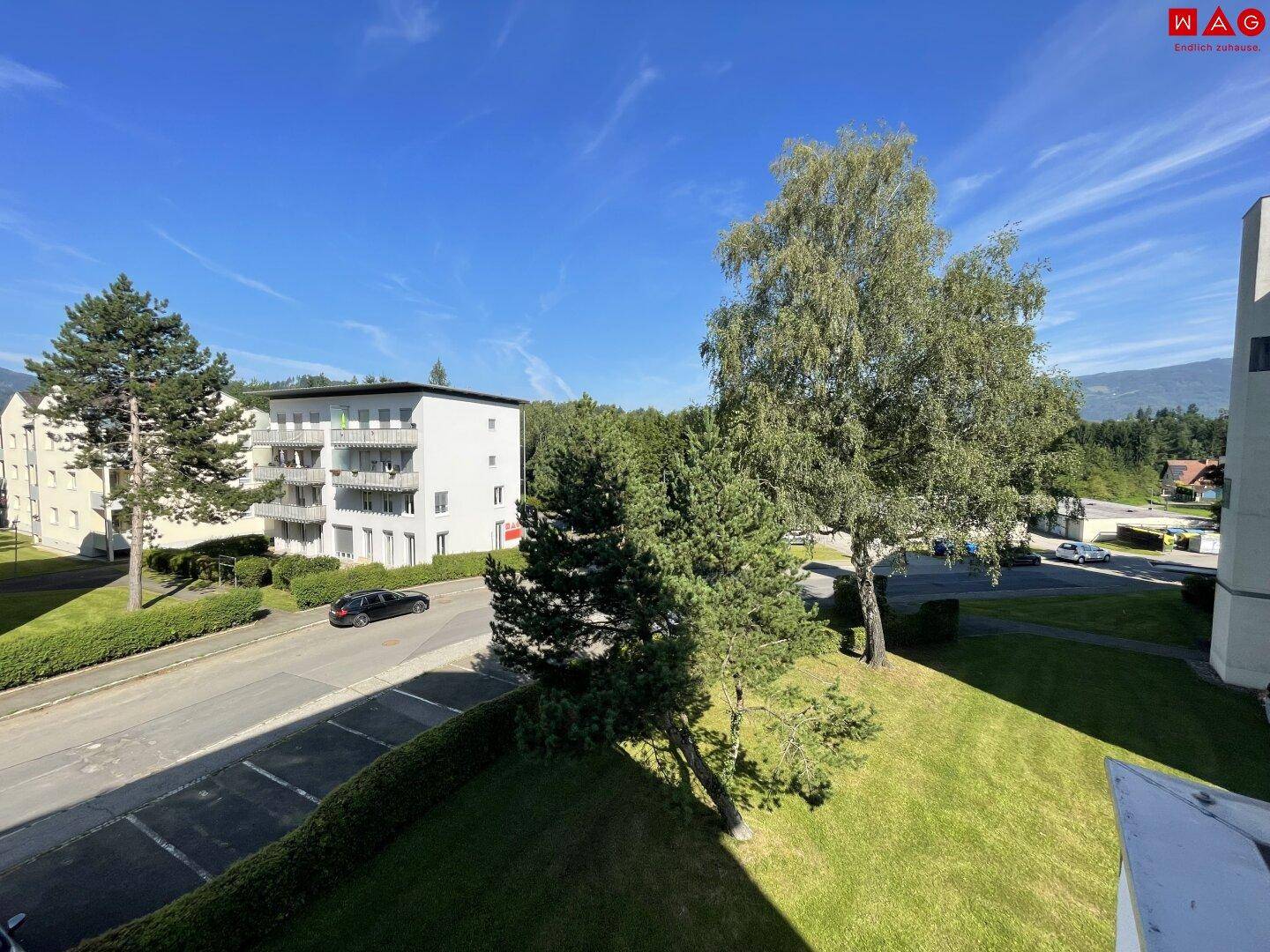 Ausblick vom Balkon