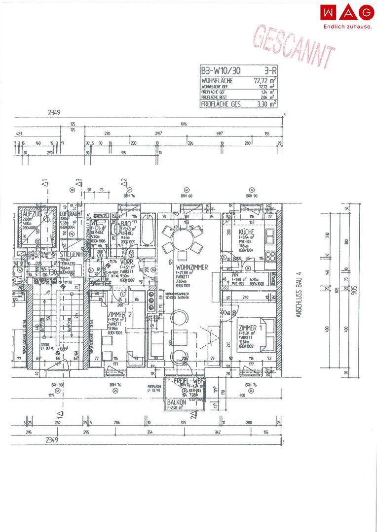 Wohnungsplan