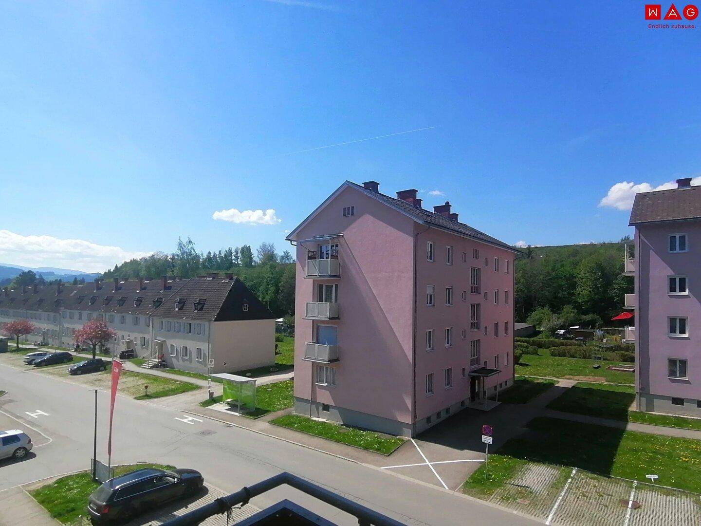 Ausblick Balkon