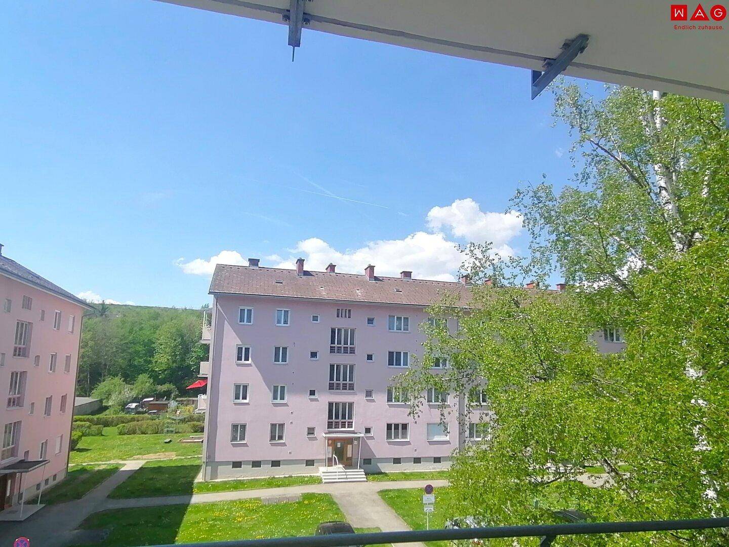 Ausblick Balkon