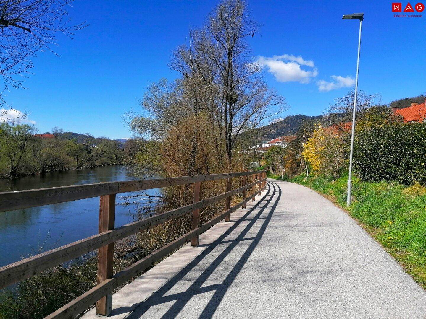 Radweg an der Mur Prolebersiedlung