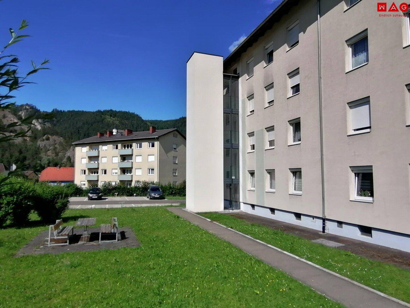 Innenhof Grünanlage