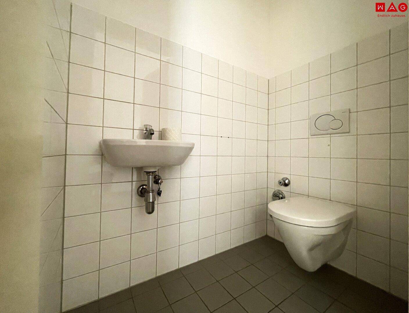 WC mit Handwaschbecken