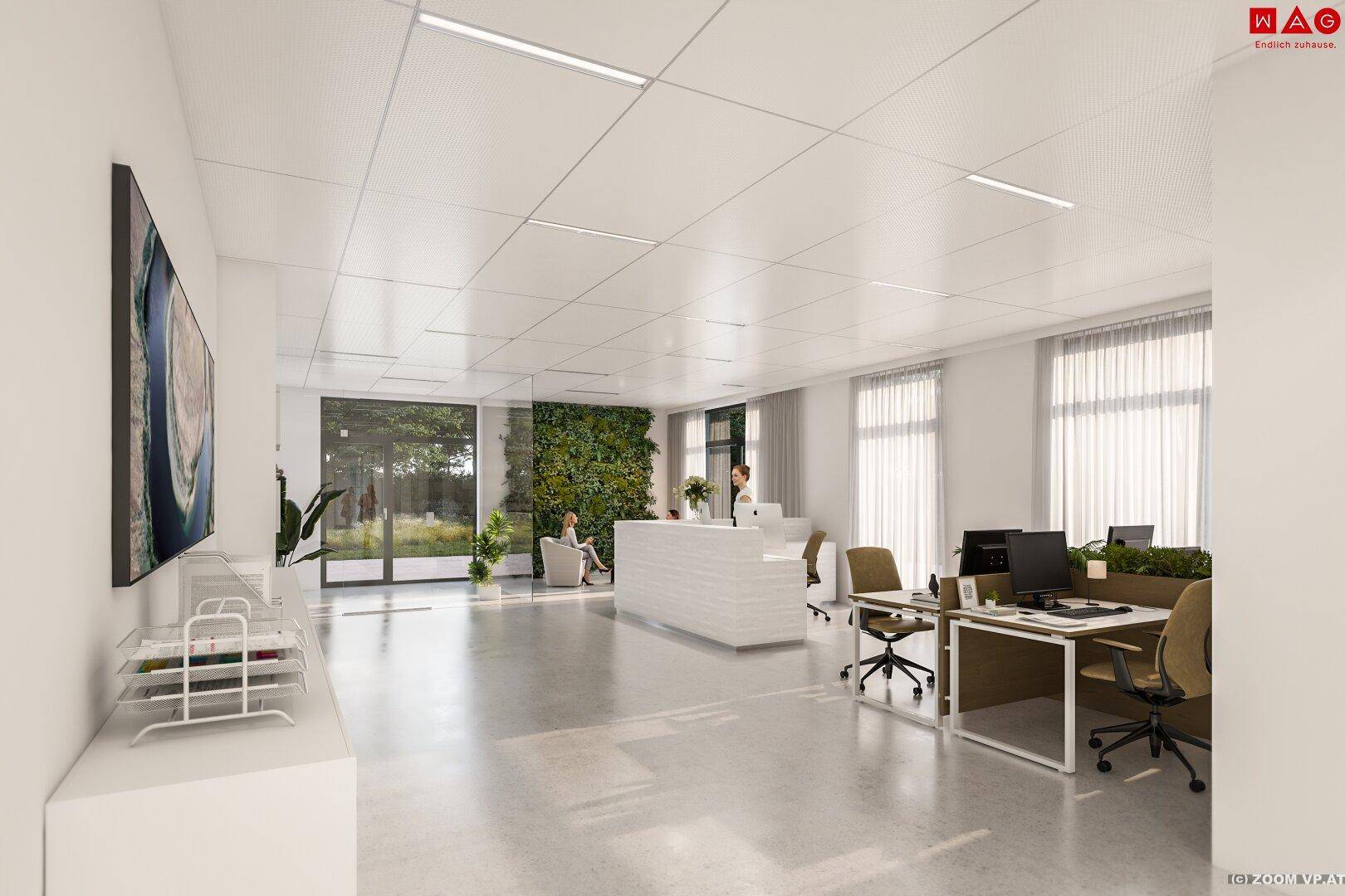 Empfang Wartebereich Büro
