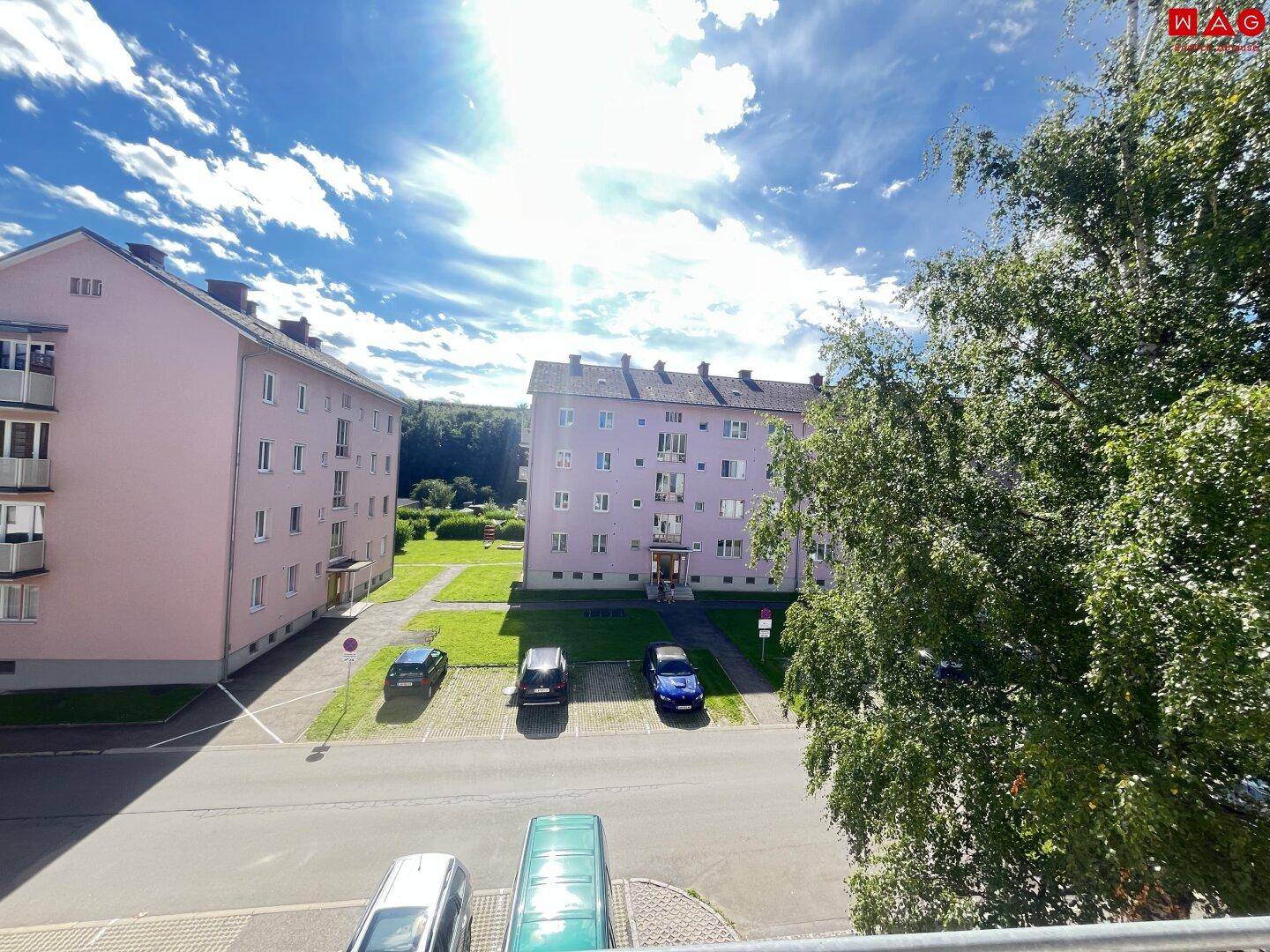 Ausblick vom Balkon