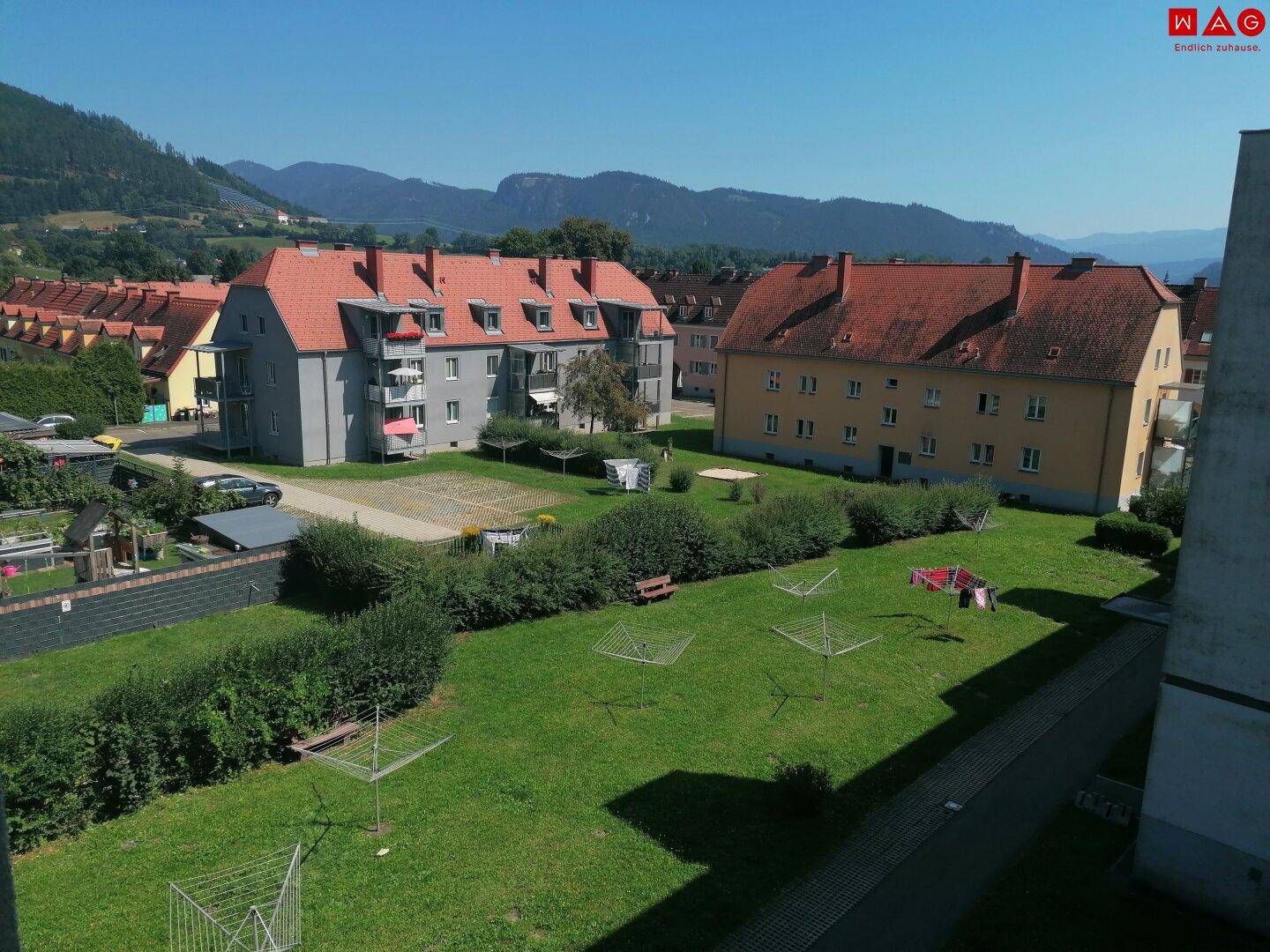 Ausblick in den Innenhofe