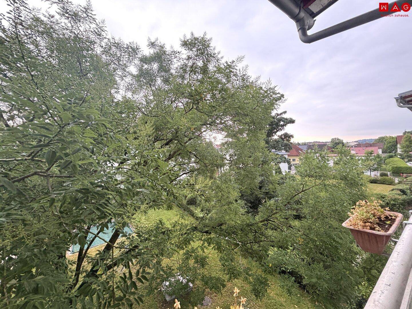 Ausblick von der Loggia