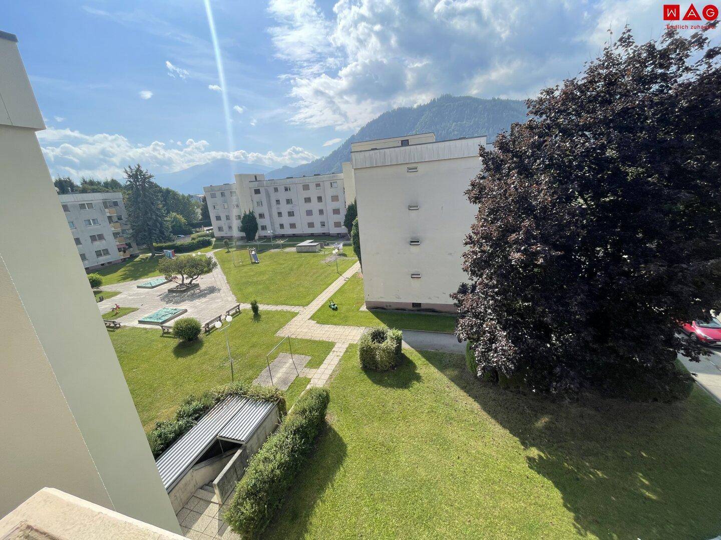 Aussicht vom Balkon