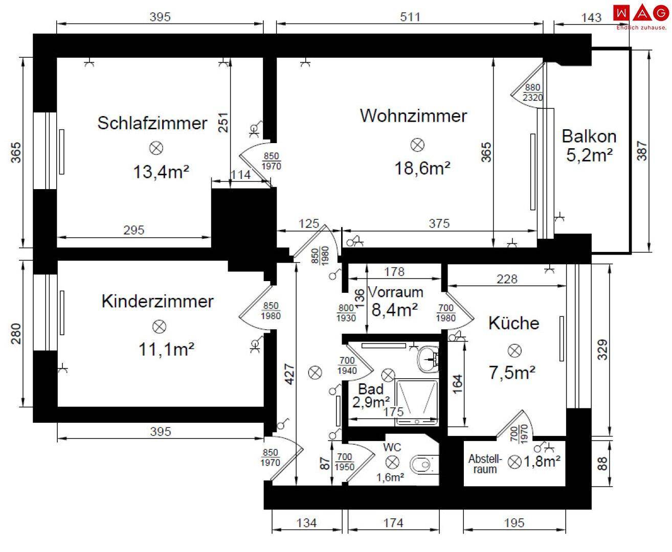 Wohnungsplan Avenariusweg 10, Top 9