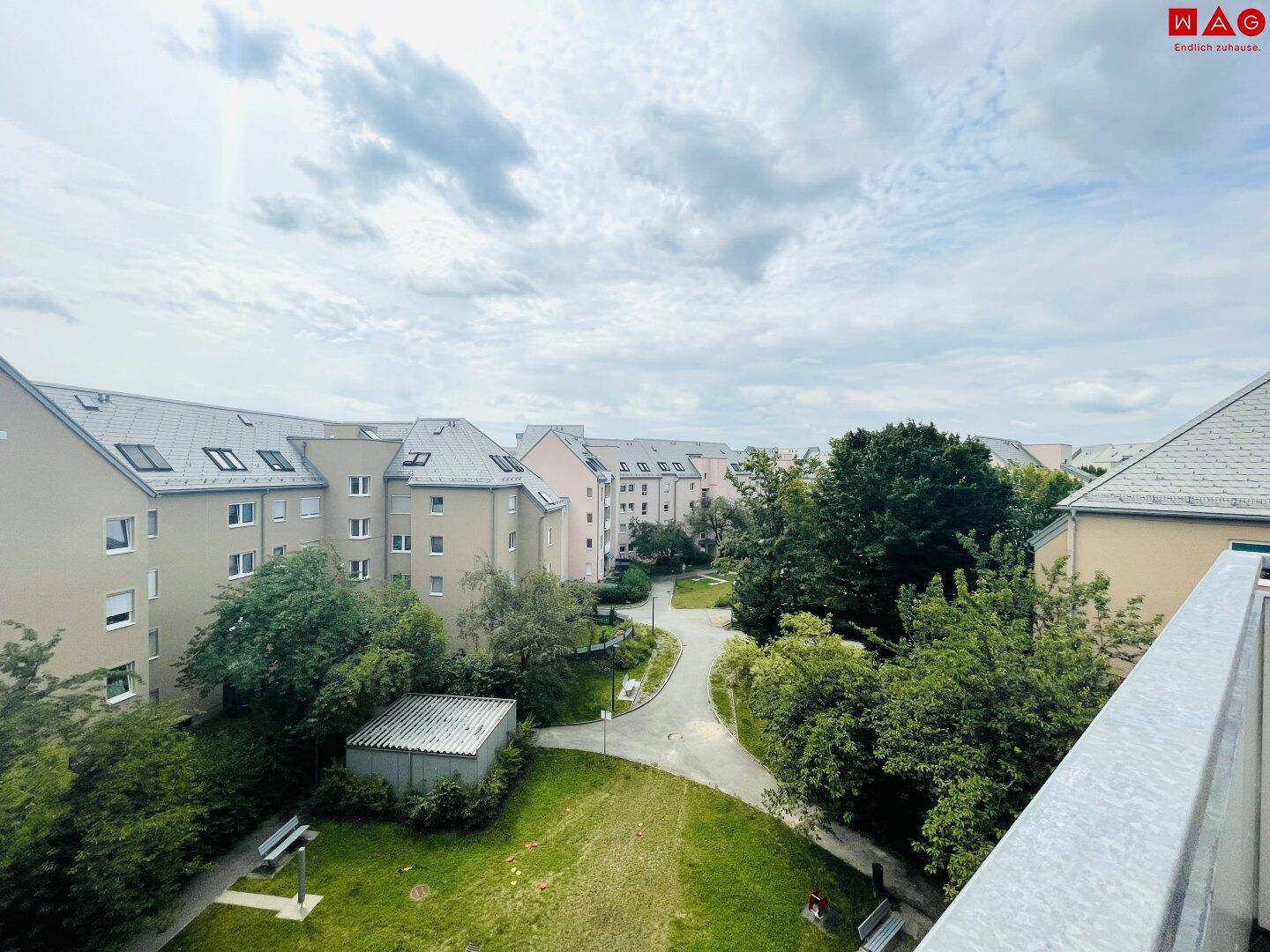 Aussicht vom Balkon