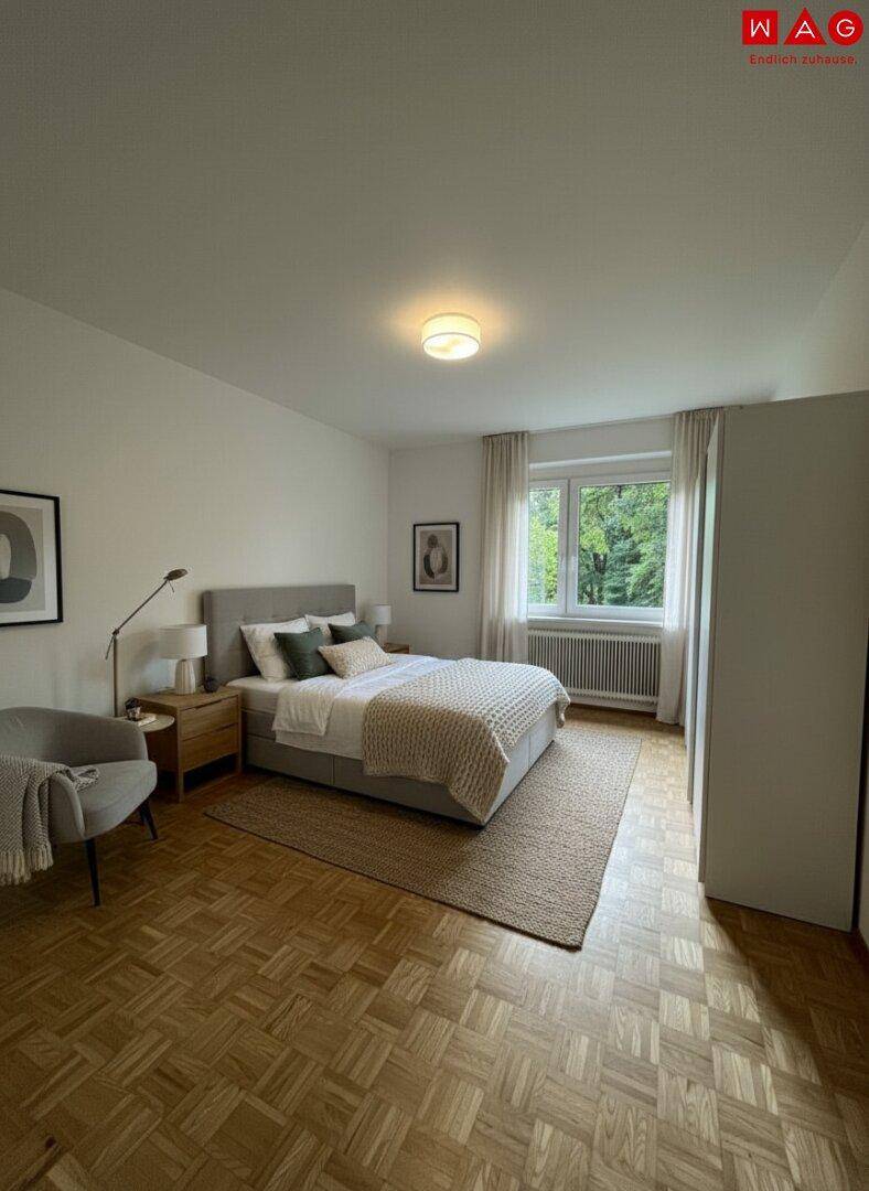 KI generiertes Schlafzimmer