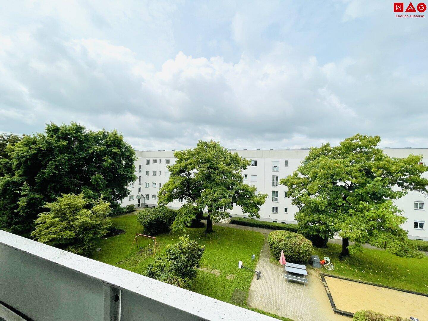 Aussicht von der Loggia/Balkon