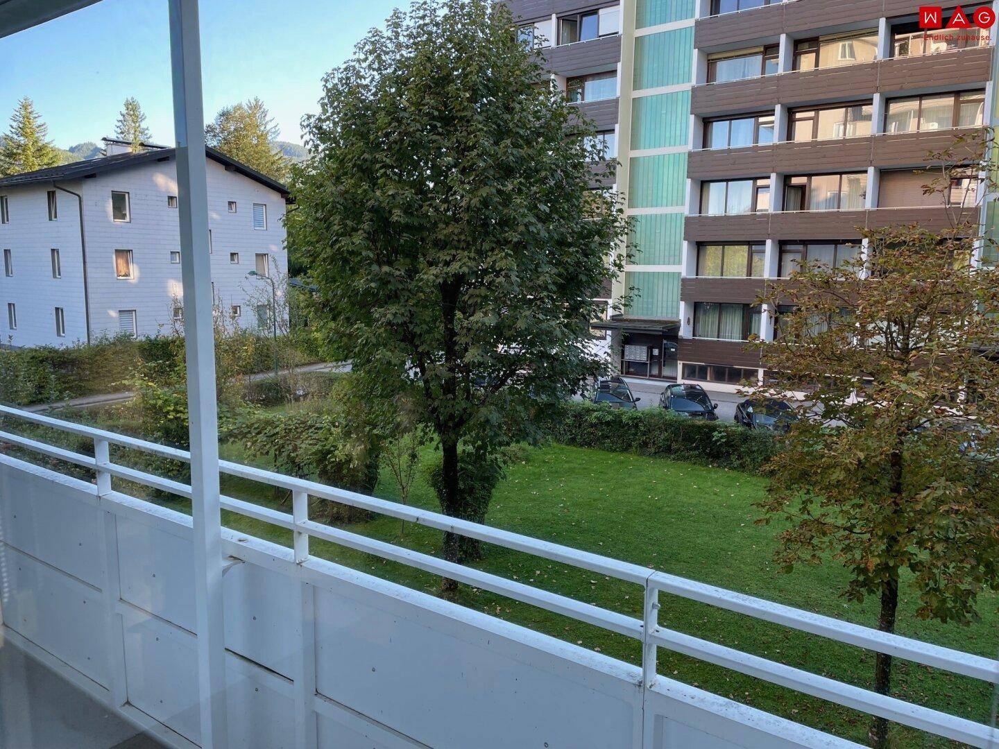 Ausblick vom Balkon